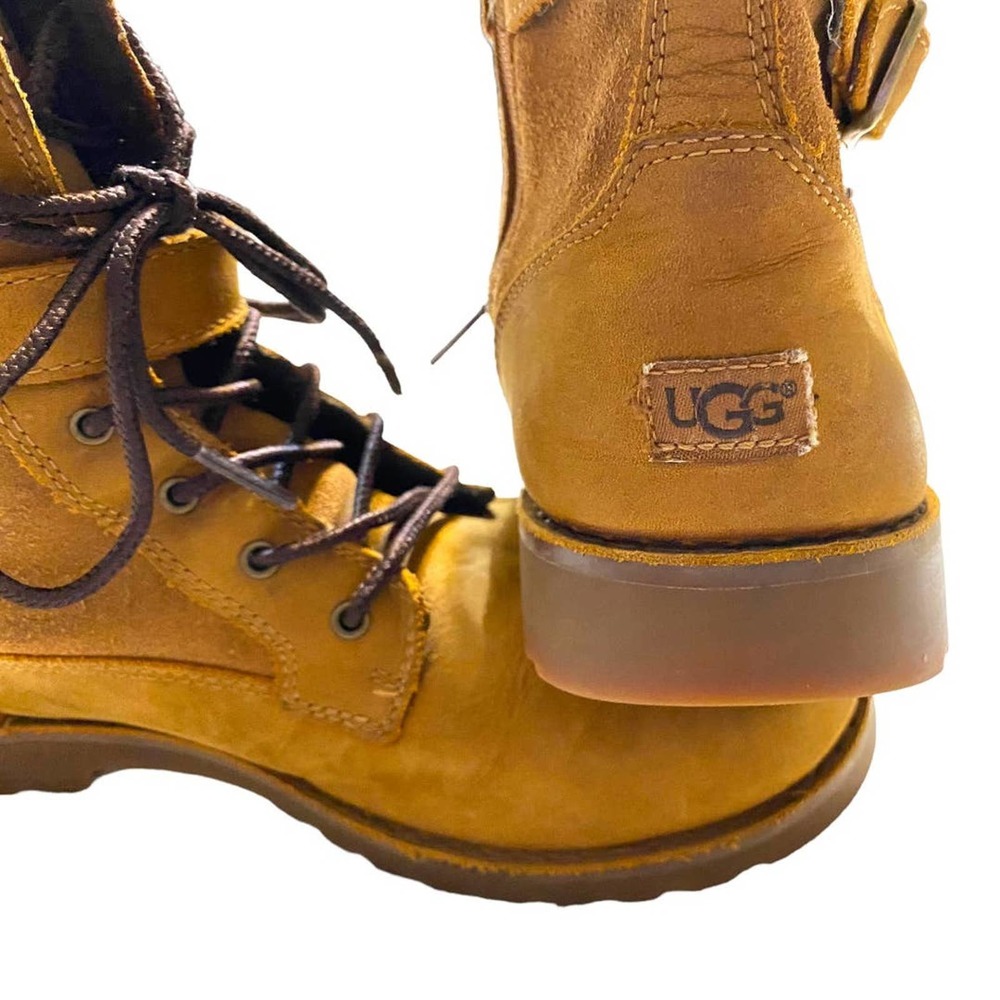 UGG Koren lace up easy zip suede hiking combat boots zip mid-calf buckle… - Picture 12 of 12